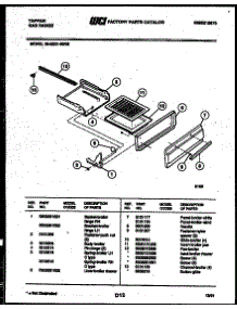 04 - Broiler Drawer Parts parts for Frigidaire Range 30-2251-23-02 from AppliancePartsPros.com