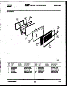 06 - Door Parts parts for Frigidaire Range 30-2759-00-04 from AppliancePartsPros.com
