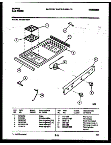 03 - Cooktop Parts parts for Frigidaire Range 30-2252-00-01 from AppliancePartsPros.com