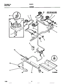 03 - Burner parts for Frigidaire Range 30-2272-00-04 from AppliancePartsPros.com