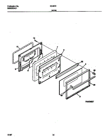 06 - Door parts for Frigidaire Range 30-2272-23/07 from AppliancePartsPros.com