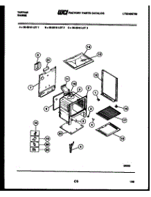07 - Body Parts parts for Frigidaire Range 30-2518-00-01 from AppliancePartsPros.com