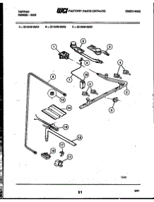 06 - Burner, Manifold And Gas Control parts for Frigidaire Range 30-2549-00-05 from AppliancePartsPros.com