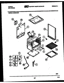 07 - Body Parts parts for Frigidaire Range 30-3350-23-03 from AppliancePartsPros.com