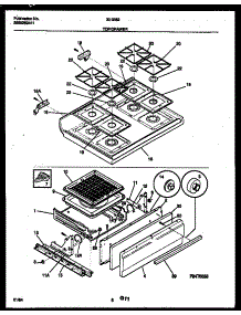 05 - Cooktop And Broiler Drawer Parts parts for Frigidaire Range 30-3352-23-03 from AppliancePartsPros.com