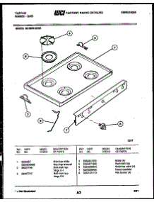 03 - Cooktop Parts parts for Frigidaire Range 30-3859-00-03 from AppliancePartsPros.com