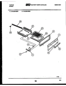 06 - Broiler Drawer Parts parts for Frigidaire Range 30-3349-00-05 from AppliancePartsPros.com
