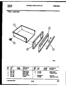 04 - Drawer Parts parts for Frigidaire Range 30-3851-00-04 from AppliancePartsPros.com