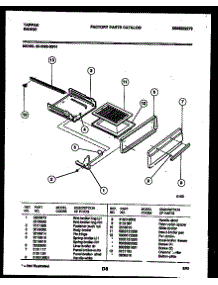 05 - Broiler Drawer Parts parts for Frigidaire Range 30-3352-23-01 from AppliancePartsPros.com