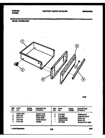 04 - Drawer Parts parts for Frigidaire Range 30-3860-00-04 from AppliancePartsPros.com