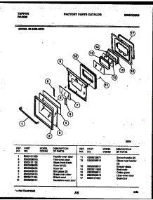 05 - Door Parts parts for Frigidaire Range 30-3860-00-04 from AppliancePartsPros.com