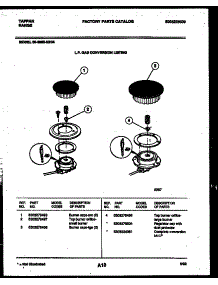 08 - Burner Parts parts for Frigidaire Range 30-3860-00-04 from AppliancePartsPros.com