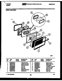 04 - Door Parts parts for Frigidaire Range 30-3979-23-02 from AppliancePartsPros.com