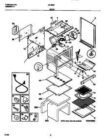 04 - Body parts for Frigidaire Range 30-3863-00-03 from AppliancePartsPros.com