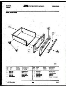 04 - Drawer Parts parts for Frigidaire Range 30-3991-00-02 from AppliancePartsPros.com