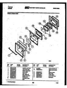 05 - Door Parts parts for Frigidaire Range 30-3991-00-02 from AppliancePartsPros.com