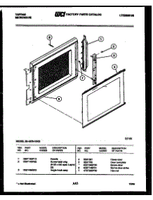 03 - Door Parts parts for Frigidaire Microwave 56-4678-10-02 from AppliancePartsPros.com