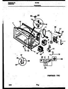 04 - Functional Parts parts for Frigidaire Microwave 56-3452-10-03 from AppliancePartsPros.com