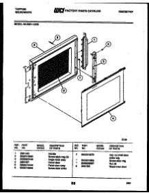 03 - Door Parts parts for Frigidaire Microwave 56-5897-10-02 from AppliancePartsPros.com
