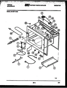 05 - Body Parts parts for Frigidaire Microwave 56-5897-10-02 from AppliancePartsPros.com
