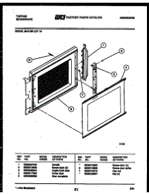 03 - Door Parts parts for Frigidaire Microwave 56-9139-10-15 from AppliancePartsPros.com