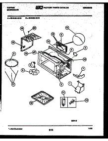 05 - Wrapper And Body Parts parts for Frigidaire Microwave 56-9189-10-16 from AppliancePartsPros.com