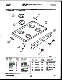 03 - Cooktop Parts parts for Frigidaire Range 30-3648-00-03 from AppliancePartsPros.com