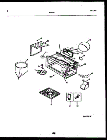 05 - Wrapper And Body Parts parts for Frigidaire Microwave 56-9081-10-02 from AppliancePartsPros.com