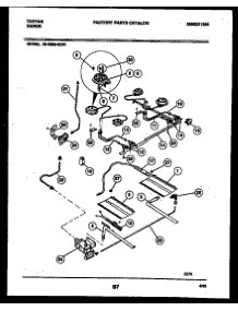 06 - Burner, Manifold And Gas Control parts for Frigidaire Range 30-3852-00-01 from AppliancePartsPros.com