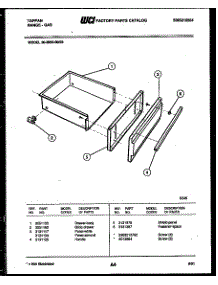 04 - Drawer Parts parts for Frigidaire Range 30-3859-23-03 from AppliancePartsPros.com