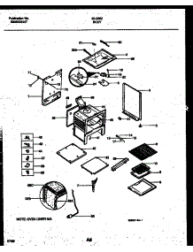 05 - Body Parts parts for Frigidaire Range 30-3882-23-01 from AppliancePartsPros.com