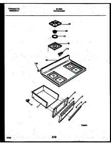 06 - Cooktop And Drawer Parts parts for Frigidaire Range 30-3882-23-01 from AppliancePartsPros.com