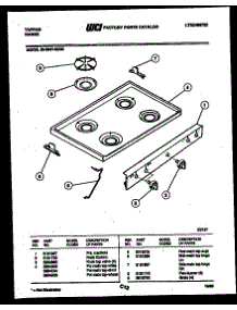 03 - Cooktop Parts parts for Frigidaire Range 30-3647-66-03 from AppliancePartsPros.com