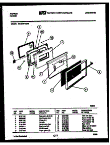 04 - Door Parts parts for Frigidaire Range 30-3647-66-03 from AppliancePartsPros.com