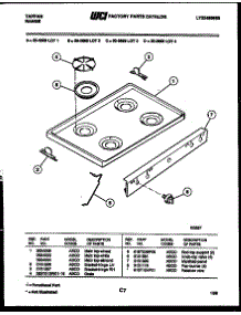 03 - Cooktop Parts parts for Frigidaire Range 30-3658-66-02 from AppliancePartsPros.com