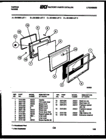 04 - Door Parts parts for Frigidaire Range 30-3658-66-02 from AppliancePartsPros.com