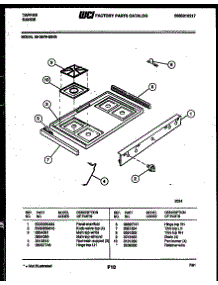 03 - Cooktop Parts parts for Frigidaire Range 30-3979-00-05 from AppliancePartsPros.com