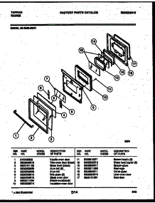 04 - Door Parts parts for Frigidaire Range 30-3982-23-01 from AppliancePartsPros.com