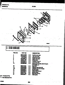 06 - Door Parts parts for Frigidaire Range 30-3981-00-03 from AppliancePartsPros.com