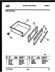 07 - Drawer Parts parts for Frigidaire Range 30-3979-23-08 from AppliancePartsPros.com