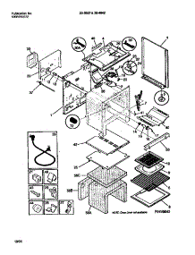 04 - Body parts for Frigidaire Range 30-3982-23-03 from AppliancePartsPros.com