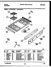 03 - Cooktop Parts parts for Frigidaire Range 30-2249-00-07 from AppliancePartsPros.com