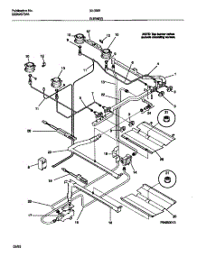 03 - Burner parts for Frigidaire Range 30-3981-00-05 from AppliancePartsPros.com
