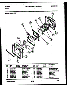 04 - Door Parts parts for Frigidaire Range 30-3989-00-07 from AppliancePartsPros.com