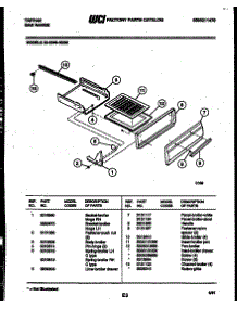 04 - Broiler Drawer Parts parts for Frigidaire Range 30-2249-23-05 from AppliancePartsPros.com