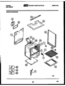 07 - Body Parts parts for Frigidaire Range 30-2249-23-05 from AppliancePartsPros.com