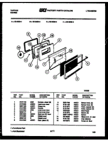 04 - Door Parts parts for Frigidaire Range 30-2528-00-02 from AppliancePartsPros.com