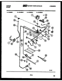 06 - Burner, Manifold And Gas Control parts for Frigidaire Range 30-2528-00-02 from AppliancePartsPros.com