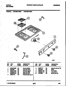 03 - Cooktop Parts parts for Frigidaire Range 30-2251-00-03 from AppliancePartsPros.com