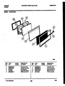 06 - Door Parts parts for Frigidaire Range 30-2759-23-05 from AppliancePartsPros.com